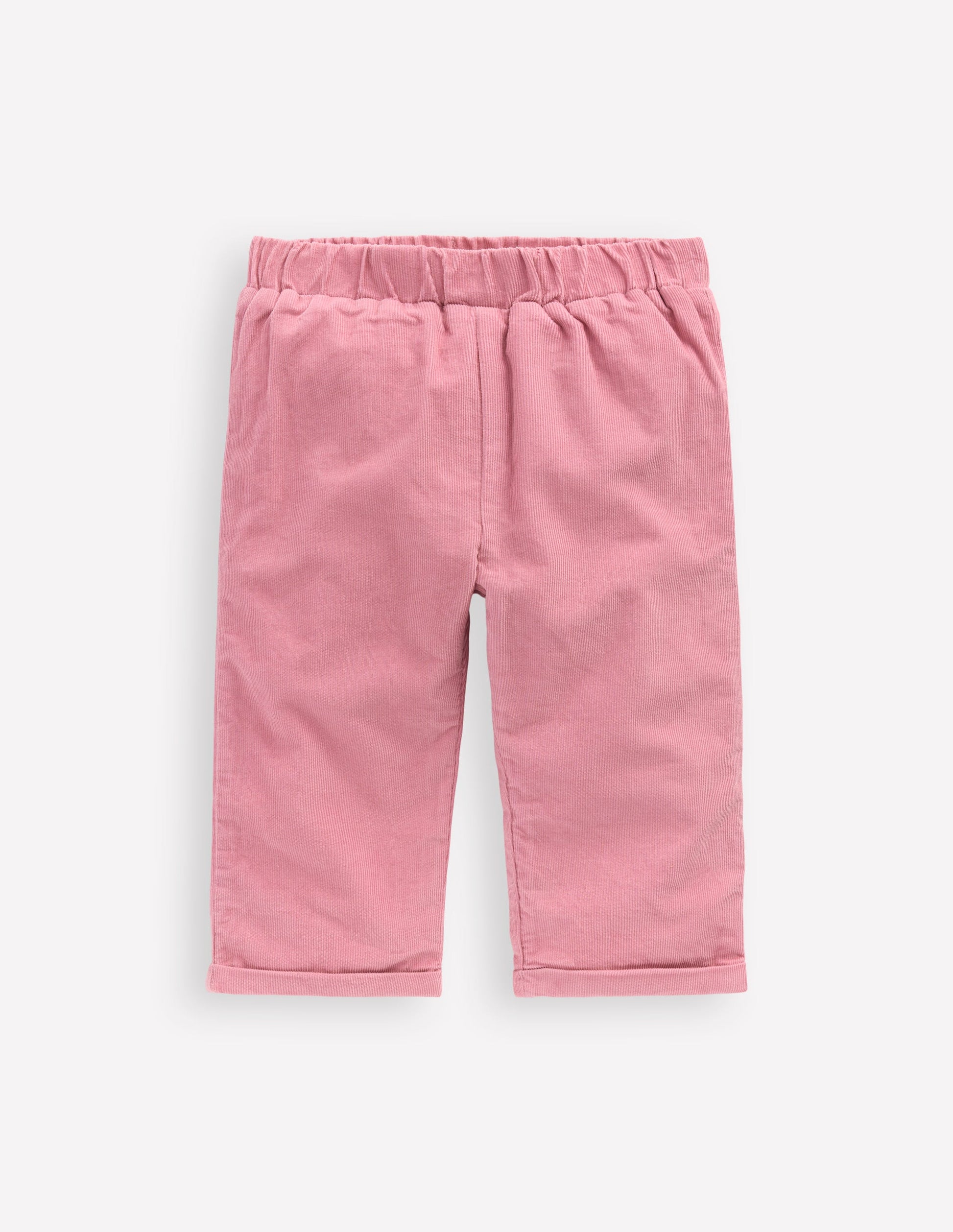 Kuschelige, gefütterte Hose-Rosa Schleier-1