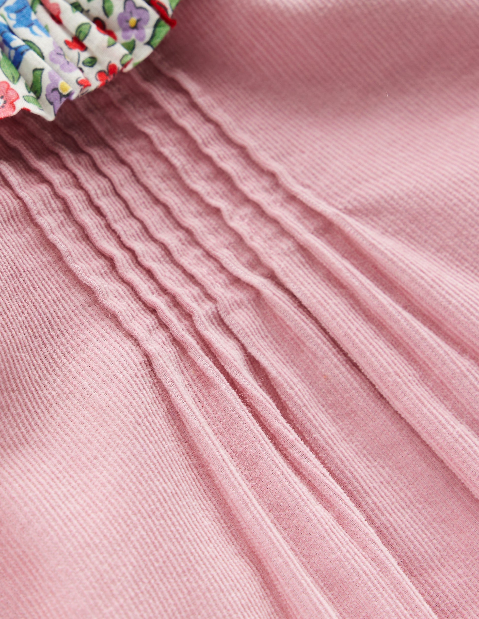 Gewebtes Kleid mit Rüschenausschnitt-Animals/Stripe-3