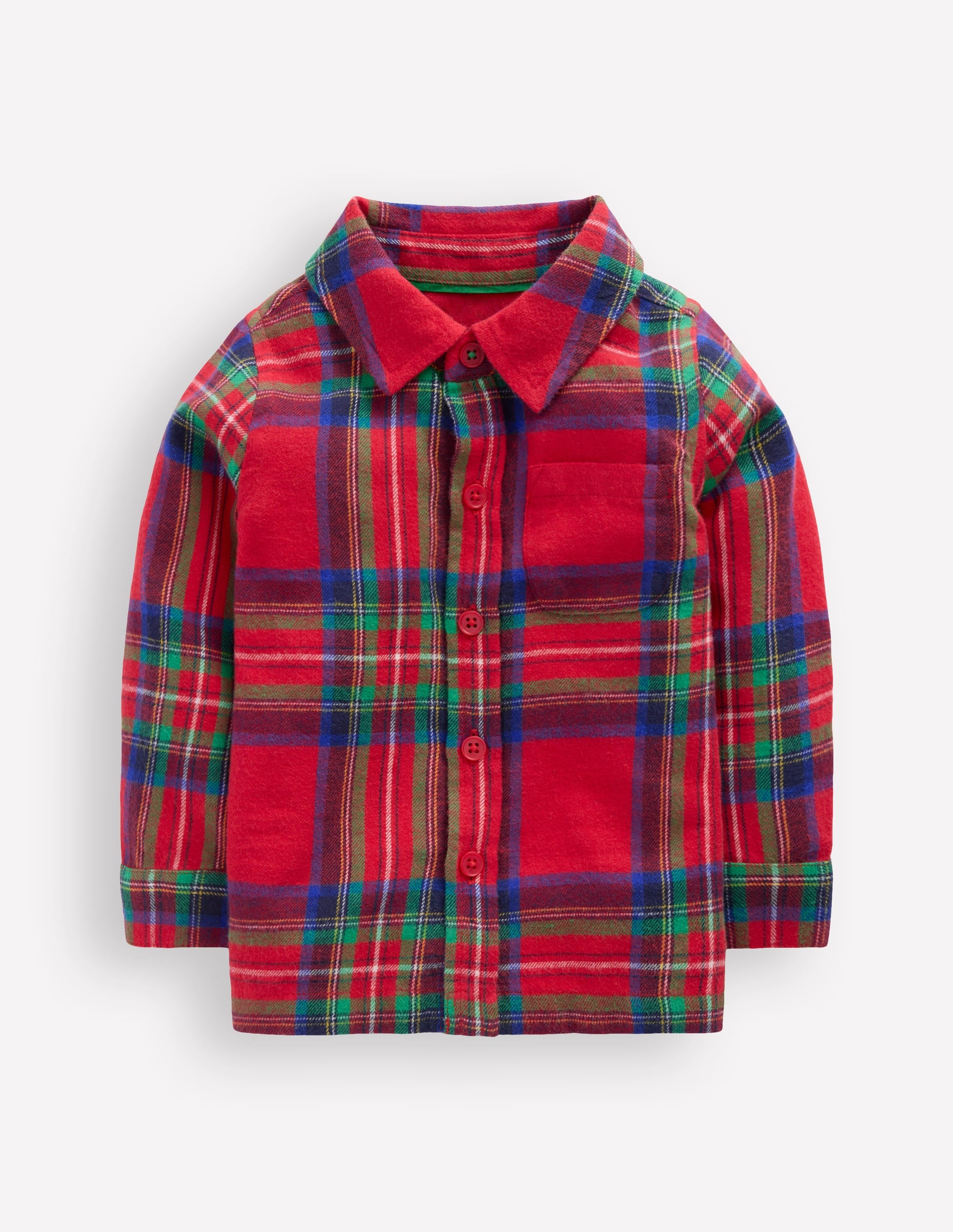 Boys Shirt-Red Check - Image 1