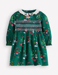 Gesmoktes Partykleid-Alpingrün Festlich