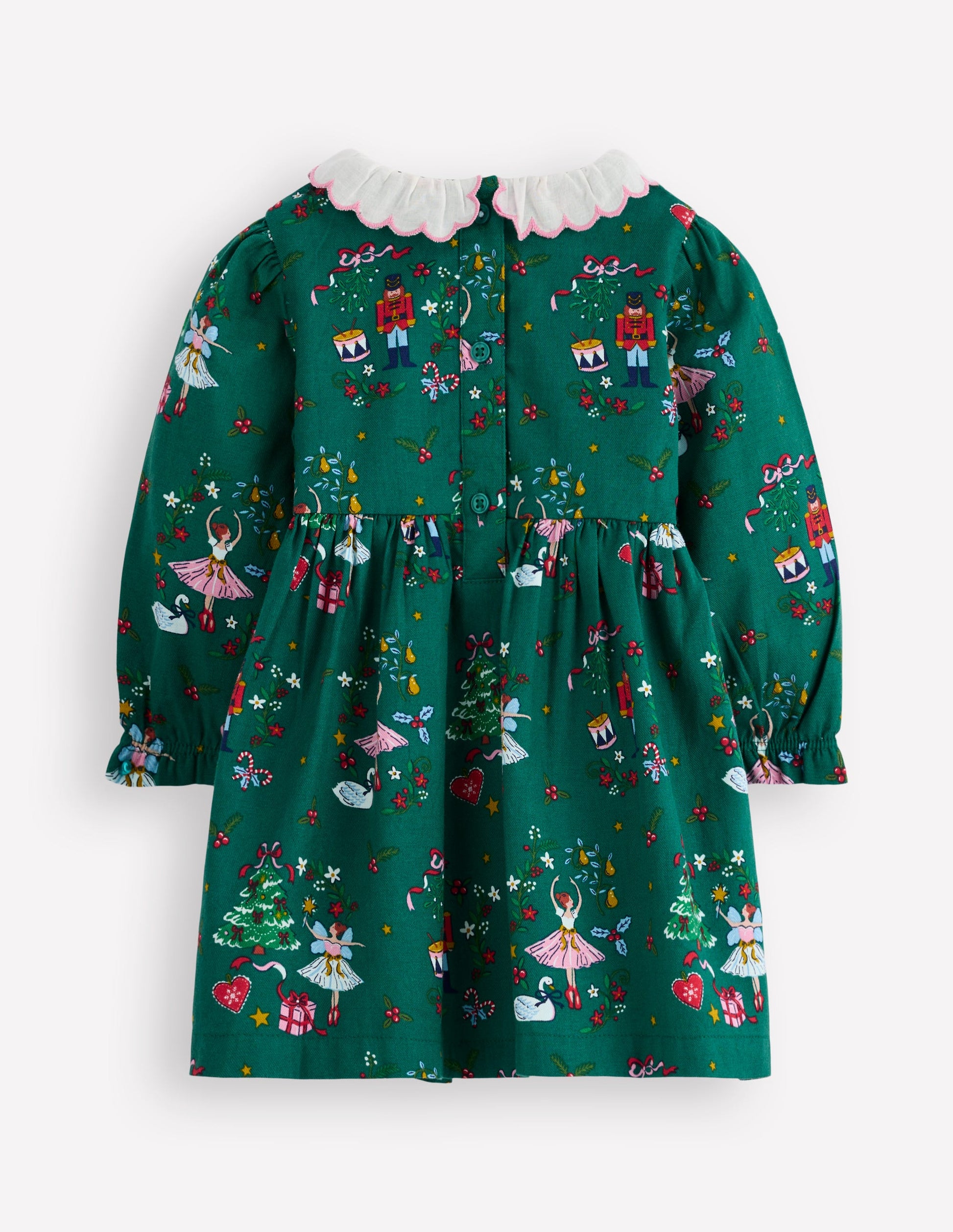Gesmoktes Partykleid-Alpingrün Festlich-2