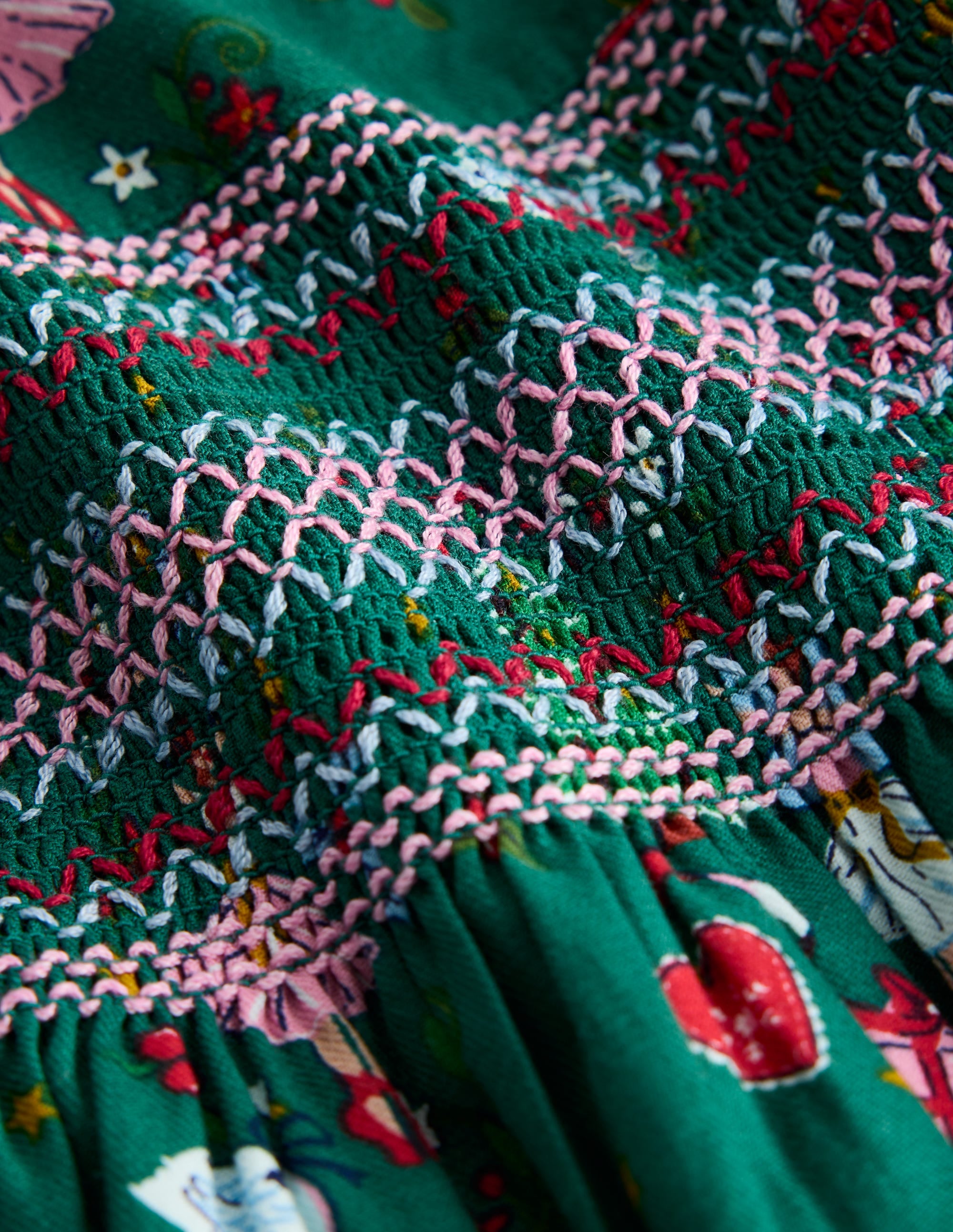 Gesmoktes Partykleid-Alpingrün Festlich - Image 3