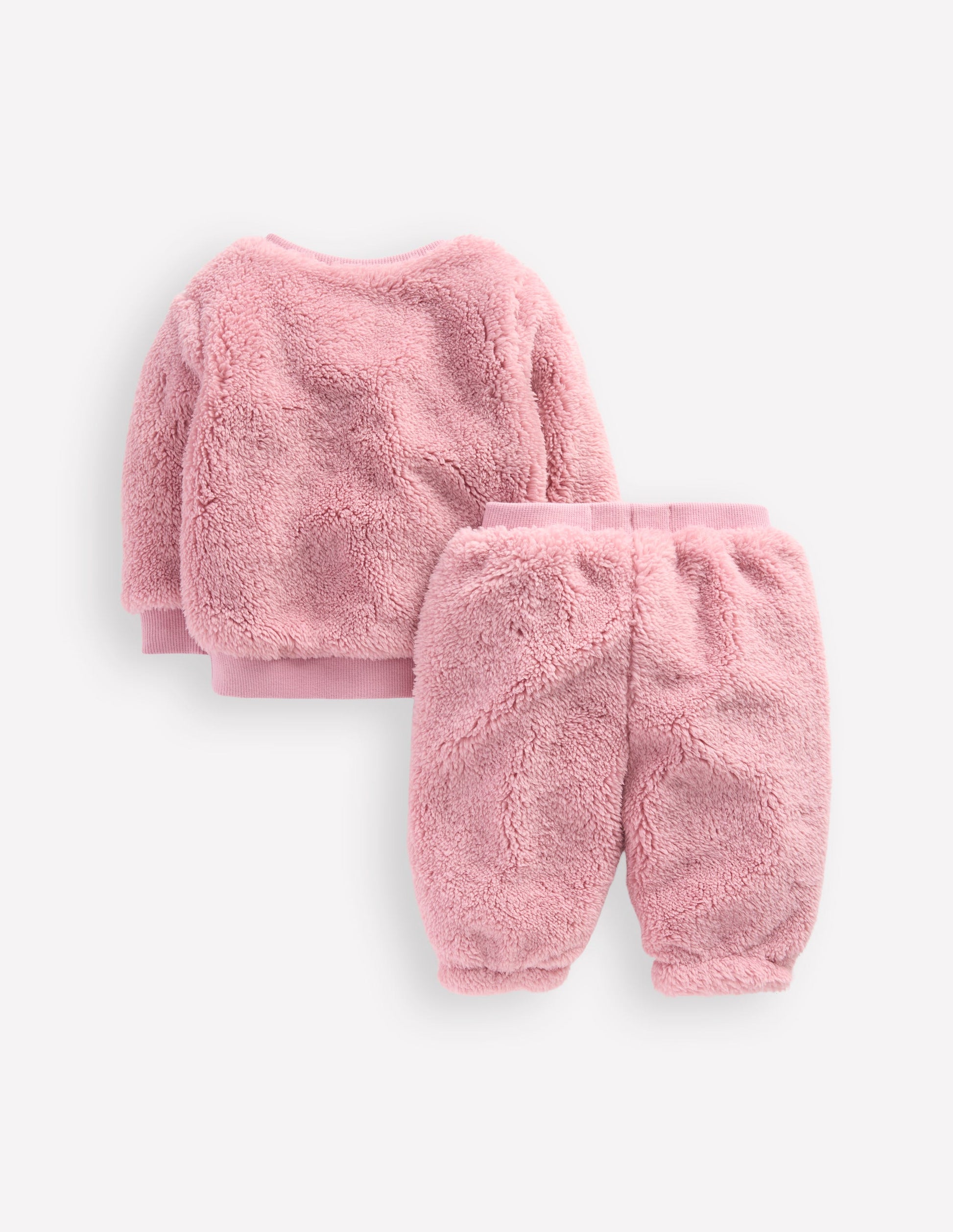 Ensemble fantaisie avec sweat en borg-Souris neutre-2