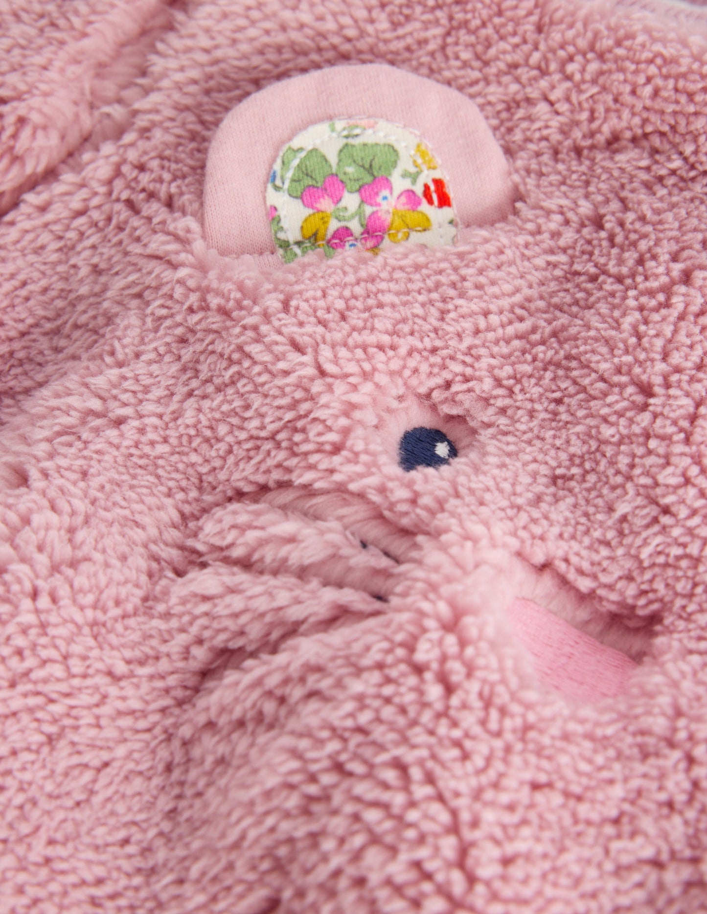 Originelles Teddyfell-Sweatshirt im Set-Rosa Maus