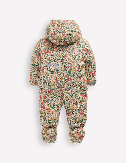Schneeanzug für Mädchen-Bunt Blumenwiese