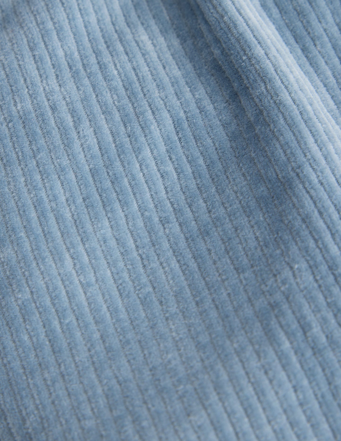 Pantalon en velours côtelé de jersey-Bleu français