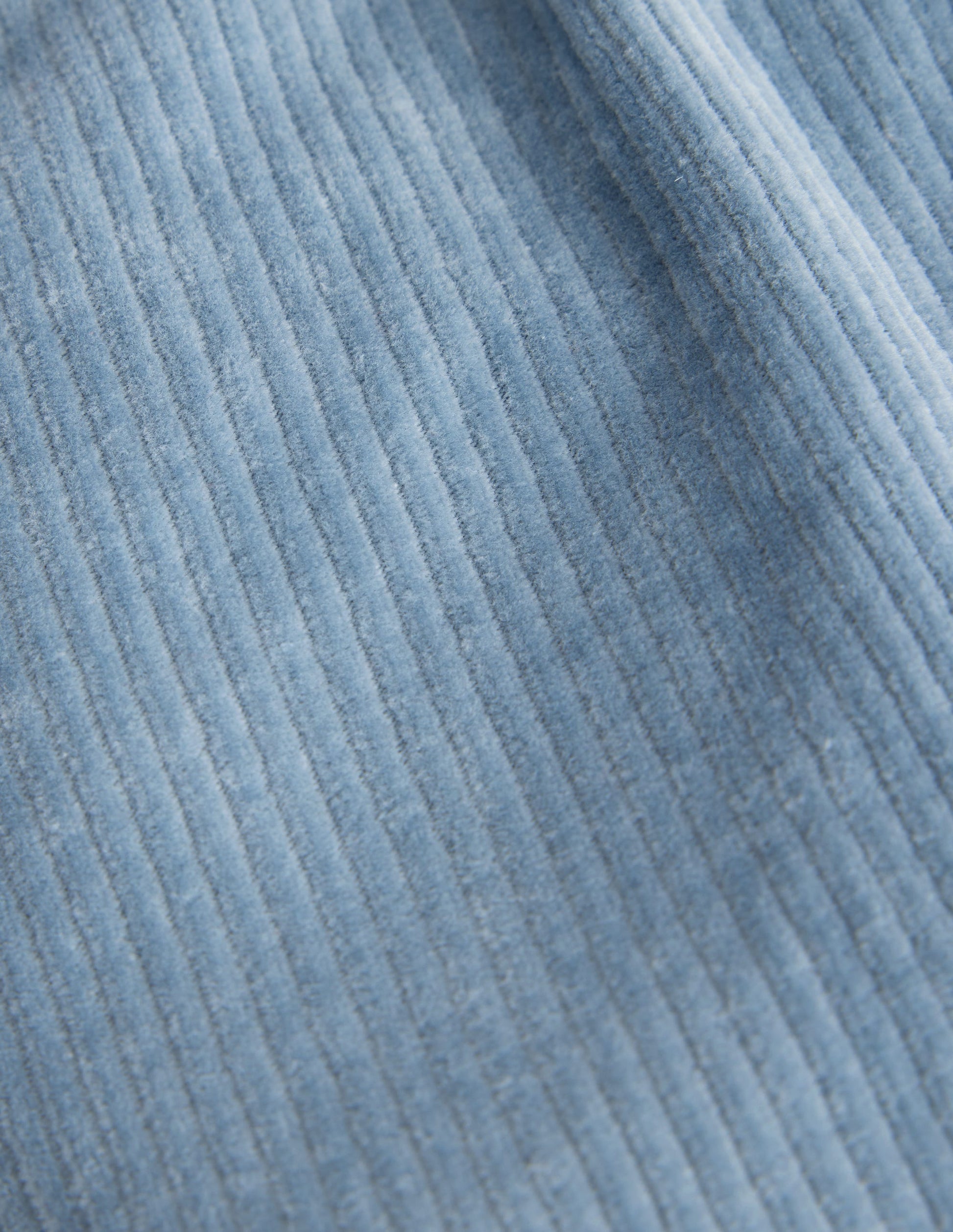 Pantalon en velours côtelé de jersey-Bleu français-3