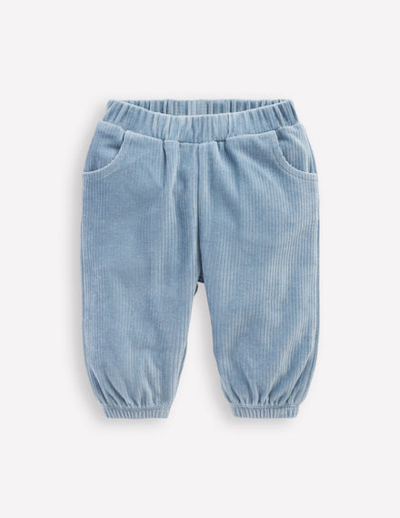 Jersey-Cordhose-Französisches Blau