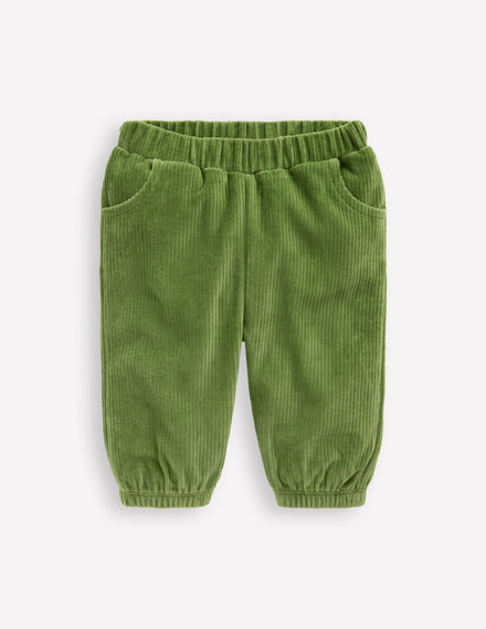 Jersey-Cordhose-Brokkoligrün