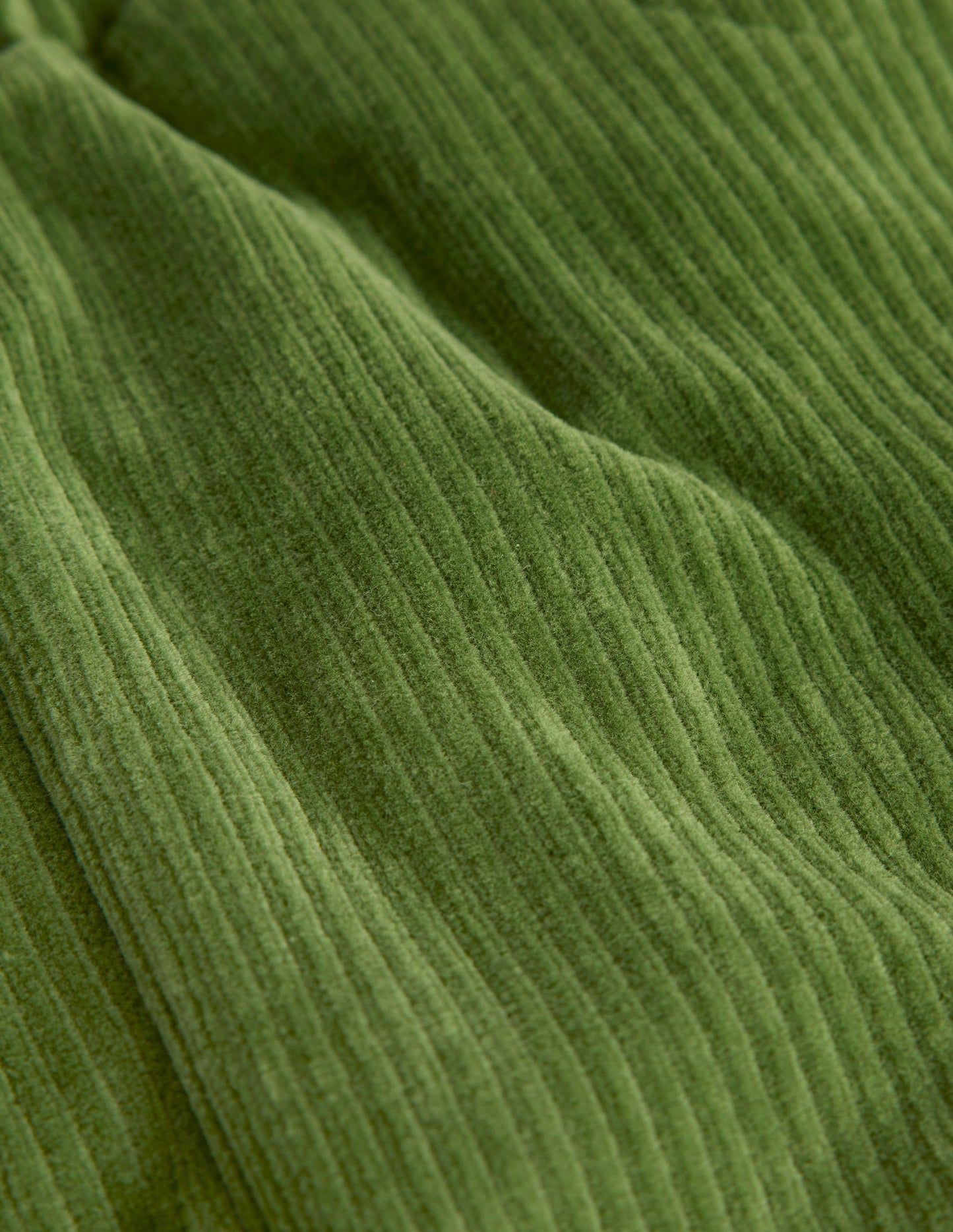 Pantalon en velours côtelé de jersey-Vert Brocoli
