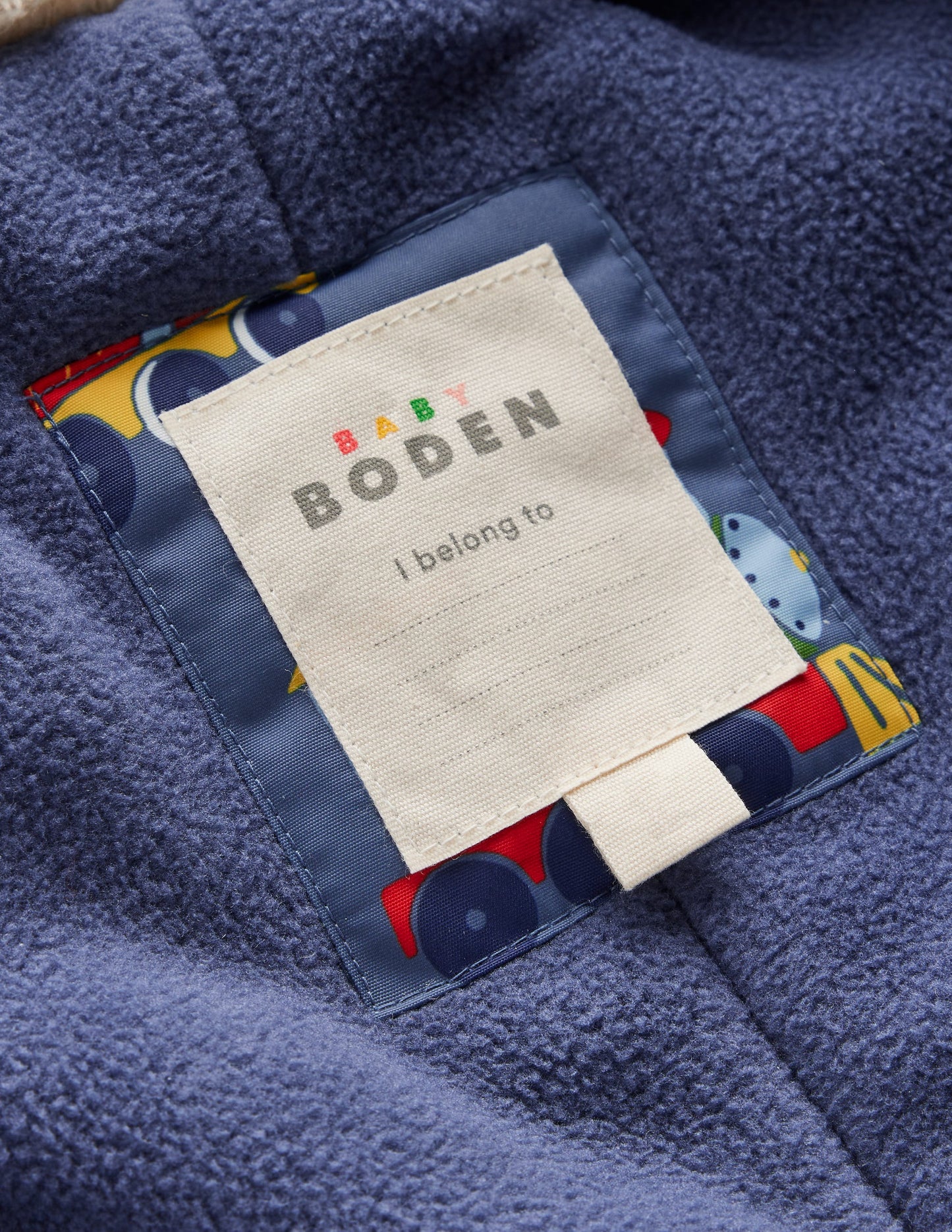 Combinaison de ski garçon-Trains bleu