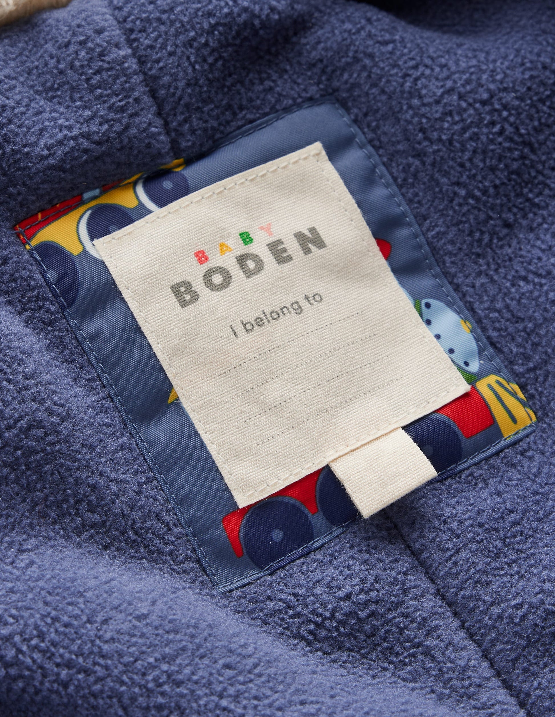 Combinaison de ski garçon-Trains bleu-4