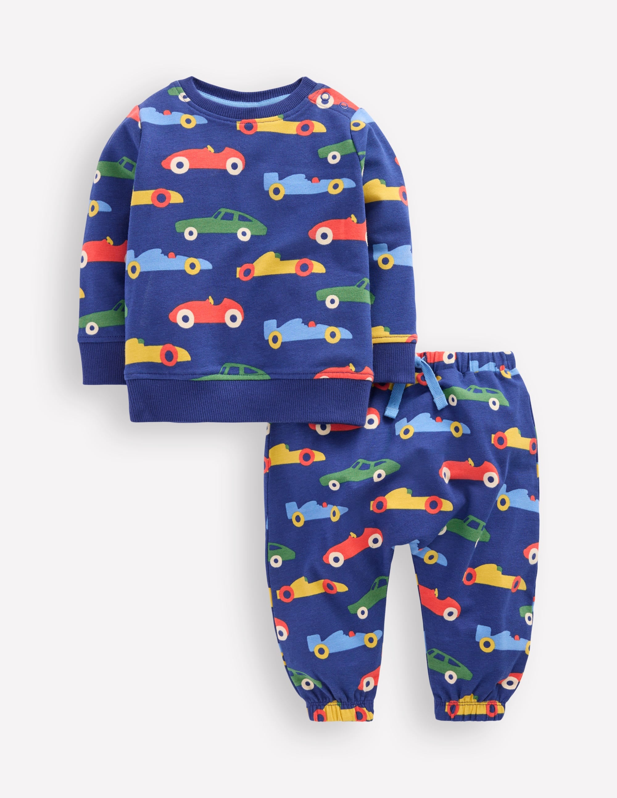 Sweatshirt-Spielset-Blau Autos - Image 1