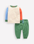 Sweatshirt-Spielset-Bunt Blockfarben
