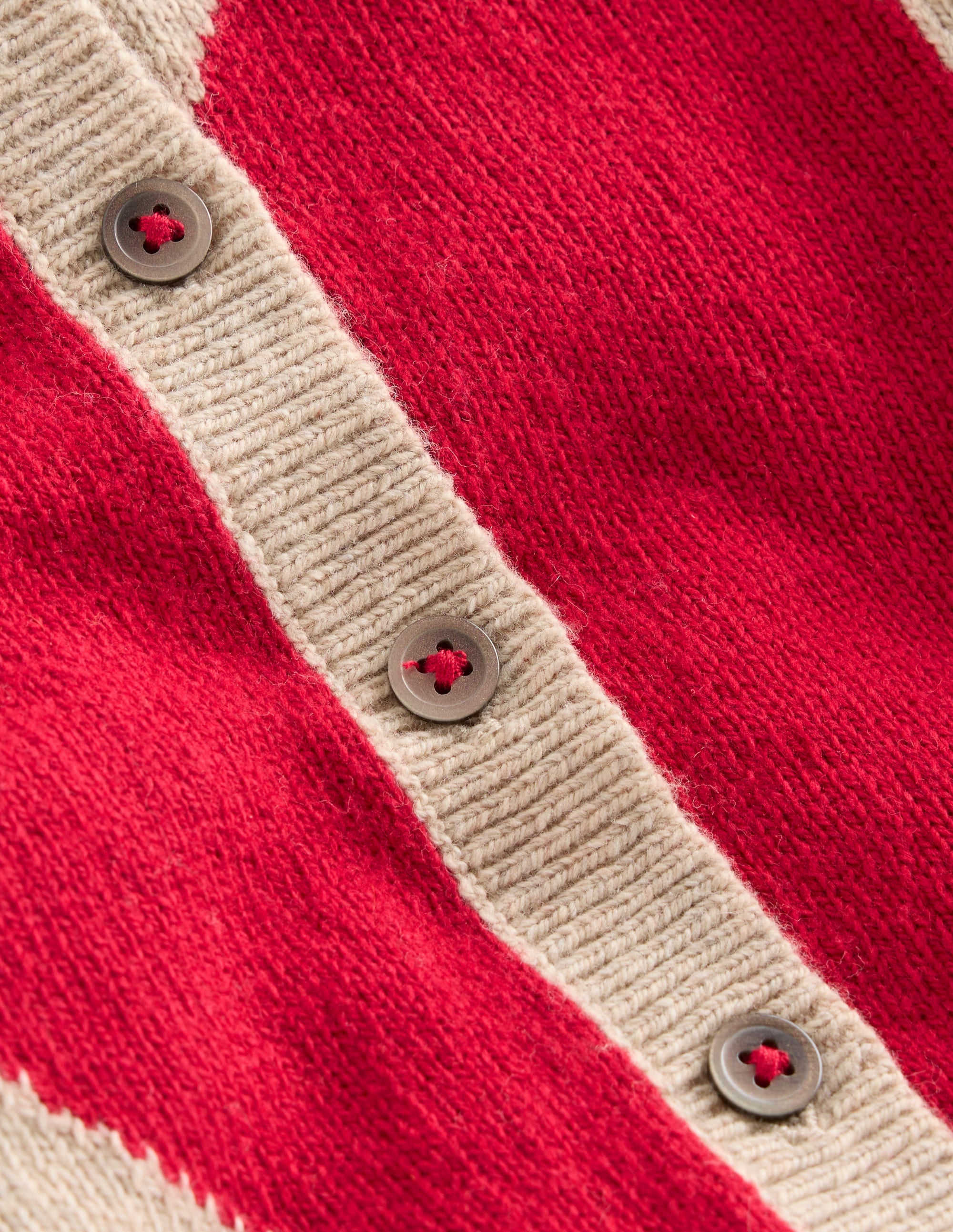 Strickjacke mit Logo-Chinchilla Meliert Herz - Image 3