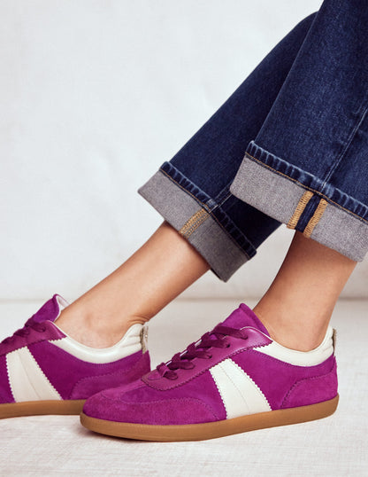 Erin Retro Tennis Trainers-Regal Purple