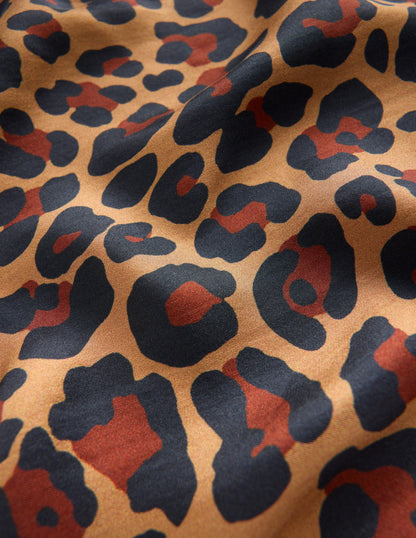 Quadratischer Seidenschal-Bunt, Gepard-Pop-3