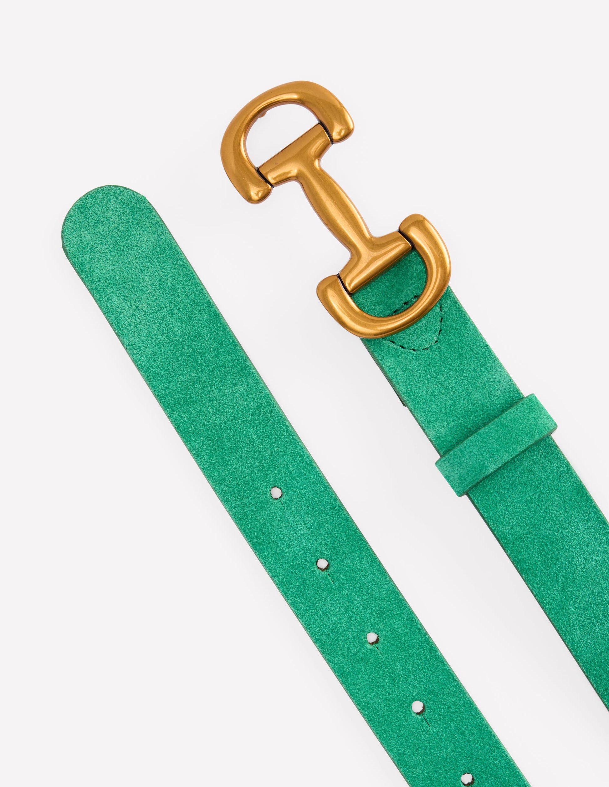 Iris Snaffle-Trim Leather Belt-Rich Emerald | Boden EU Iris Snaffle-Trim Leather Belt-Rich Emerald | Boden EU