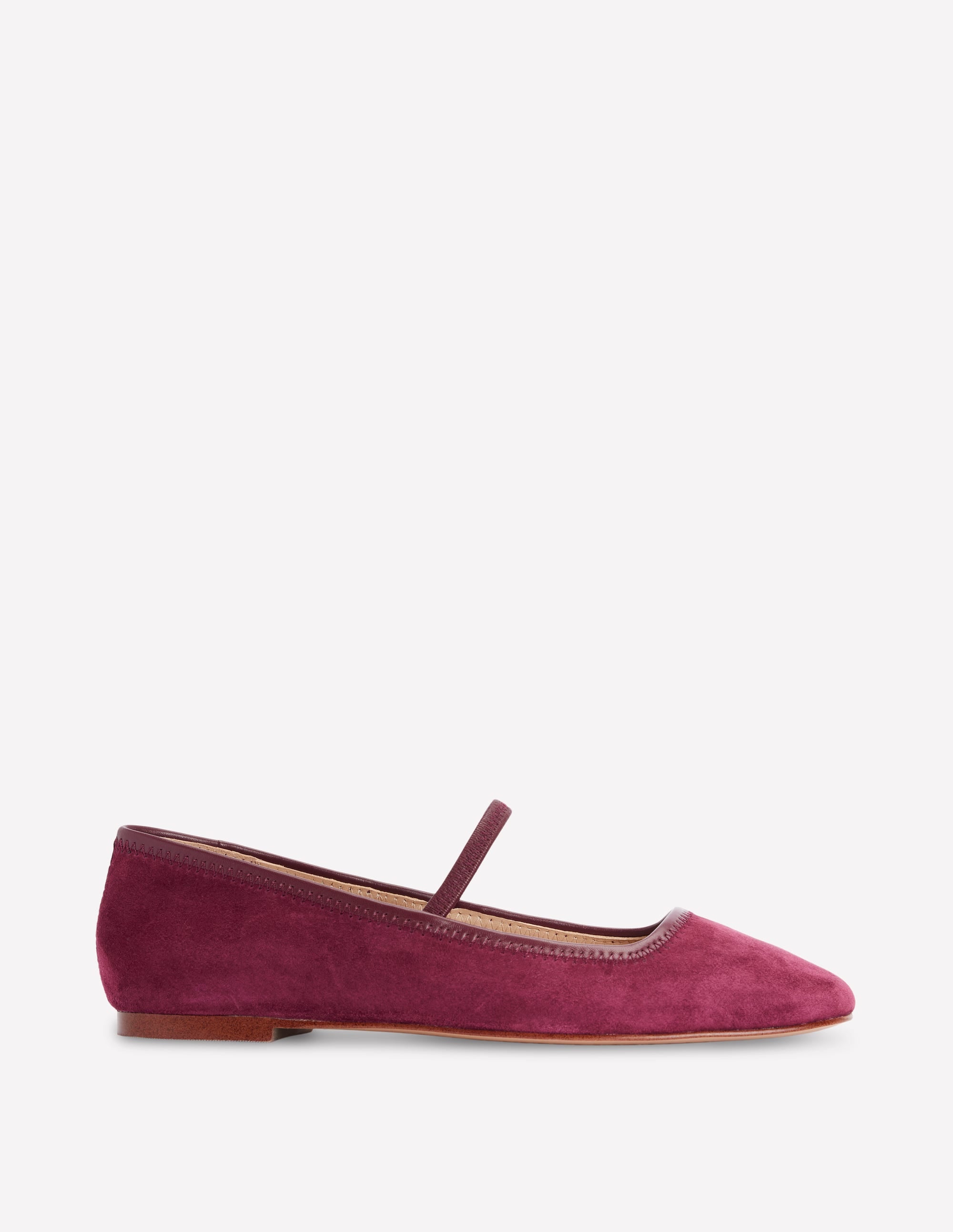 Thea Mary-Jane-Ballerinas-Oxblood - Image 1