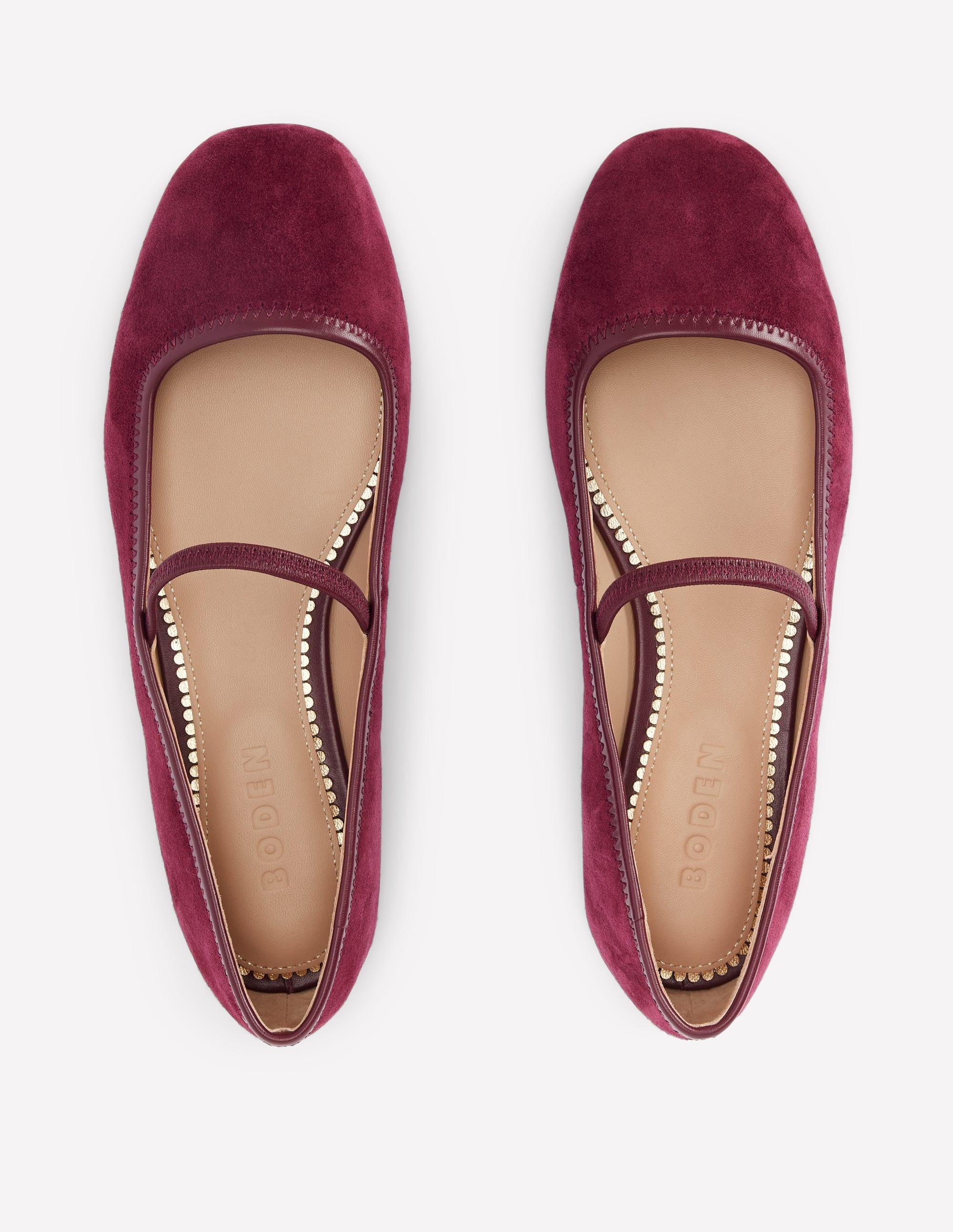 Thea Mary-Jane-Ballerinas-Oxblood - Image 5