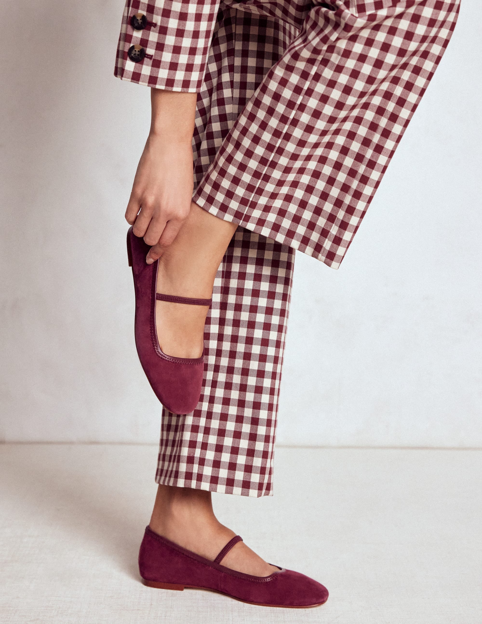 Thea Mary-Jane-Ballerinas-Oxblood - Image 2