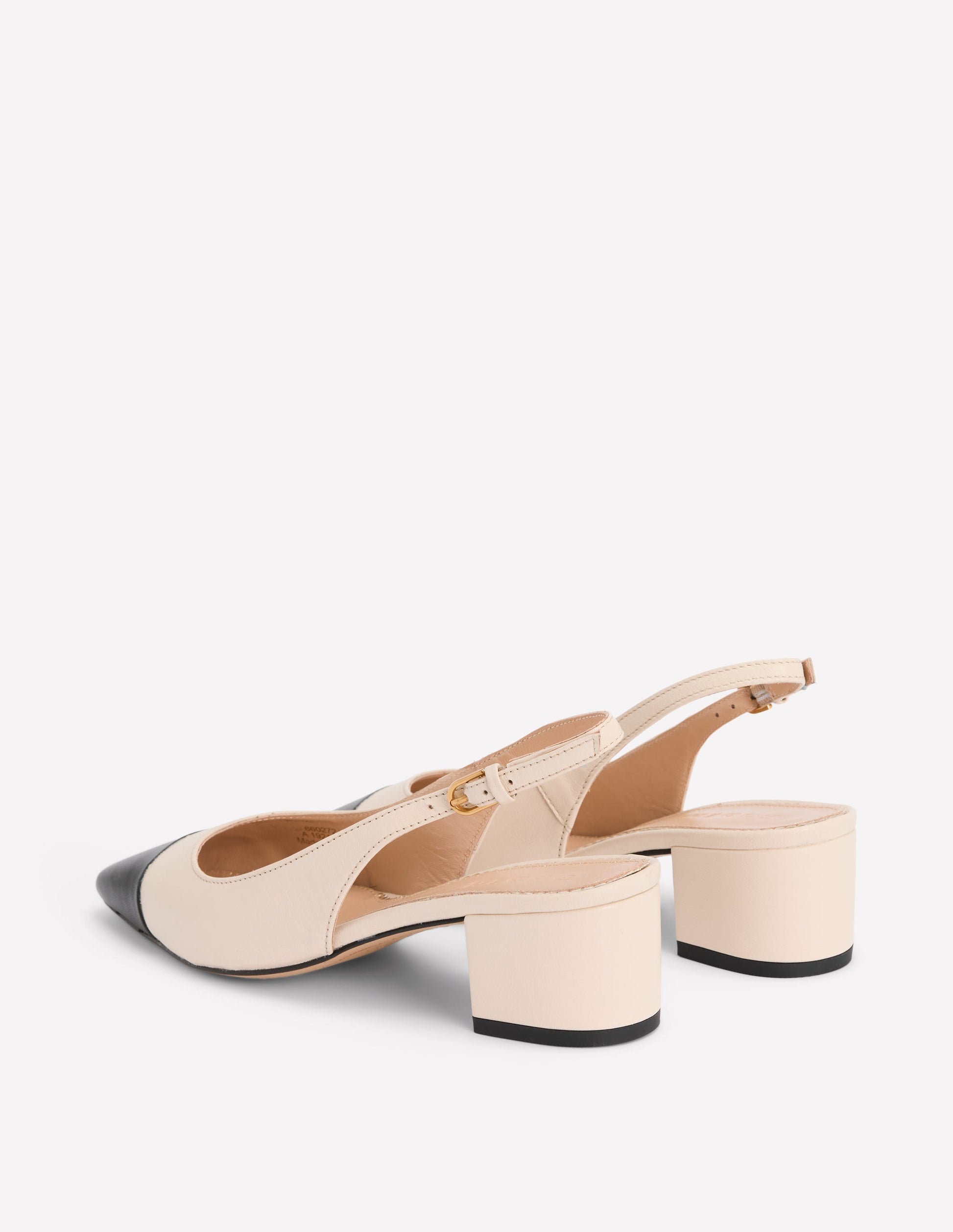 Ailsa Slingbacks mit Blockabsatz-Beige Boden EU