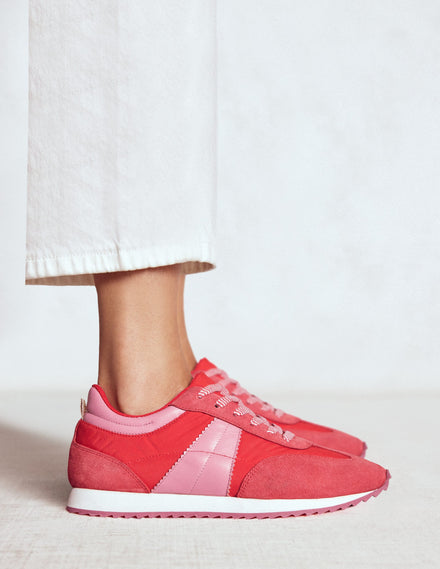 Retro Laufschuhe-ROT