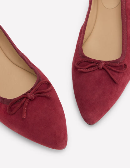 Mary Janes aus dehnbarem Material-Oxblood-4