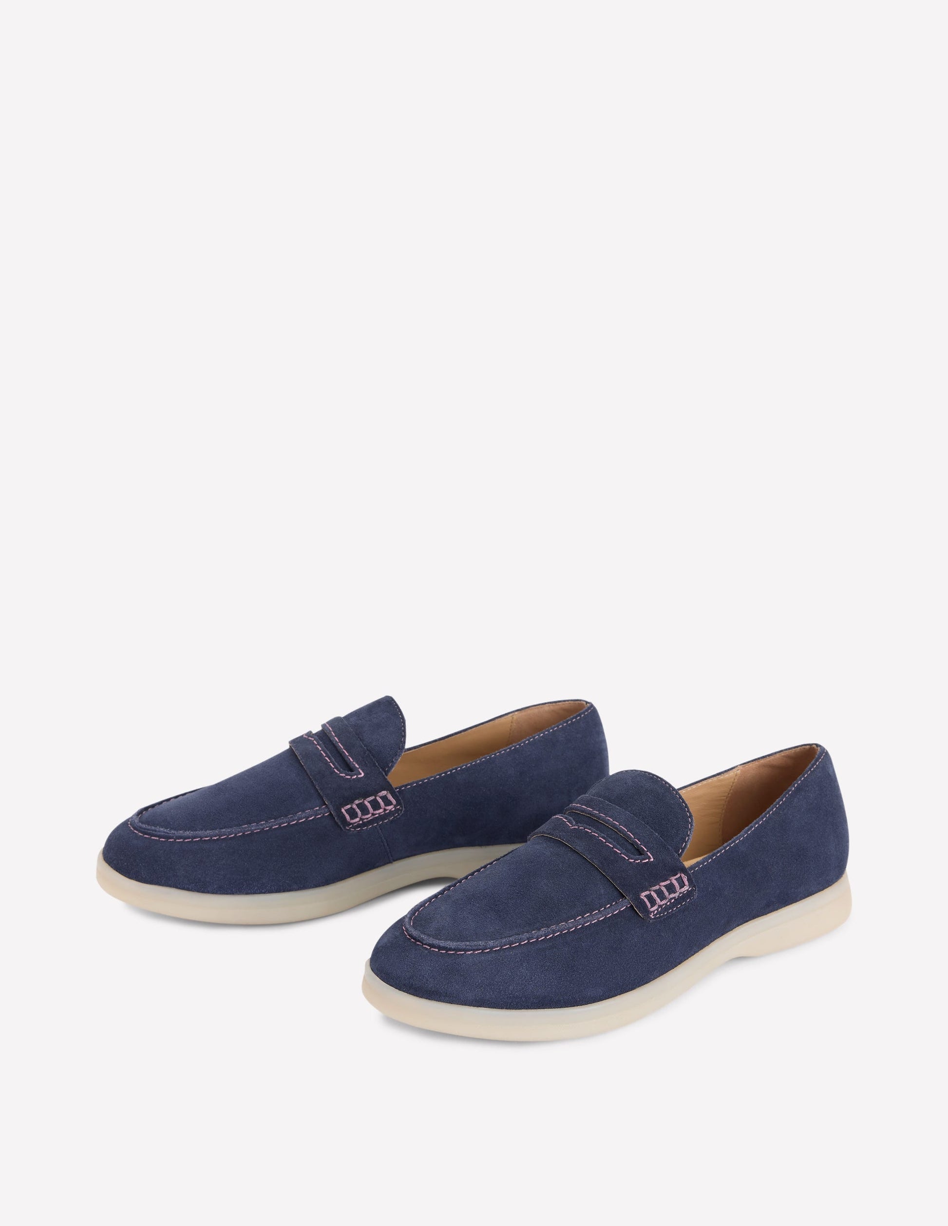 Leichte, weiche Loafer-Marineblau-3