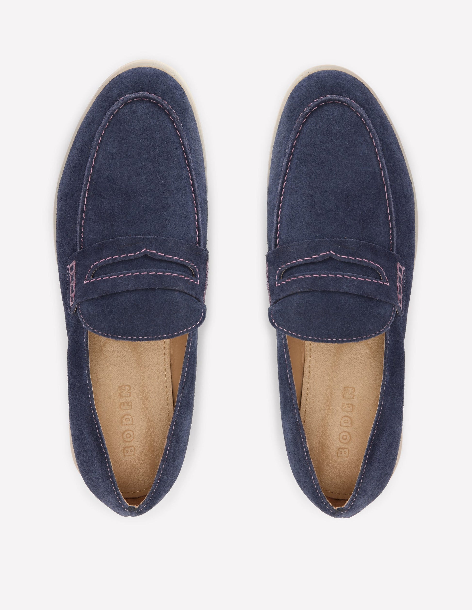 Leichte, weiche Loafer-Marineblau-5