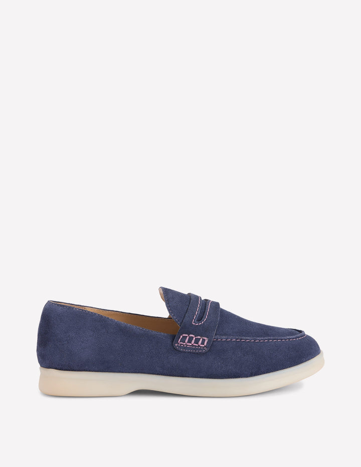 Leichte, weiche Loafer-Marineblau