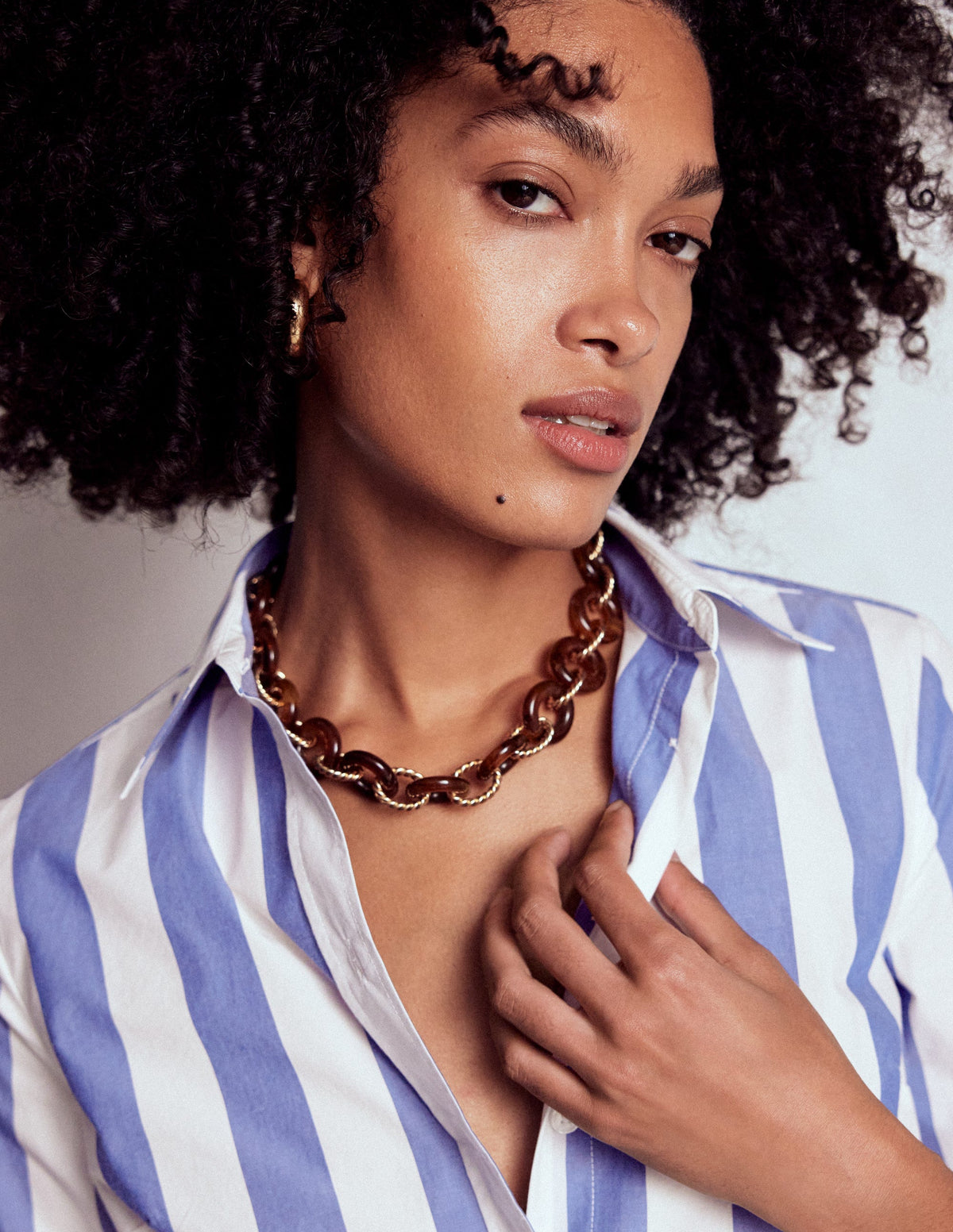 Collier éapis chaîne et résine-Cookie - Image 2