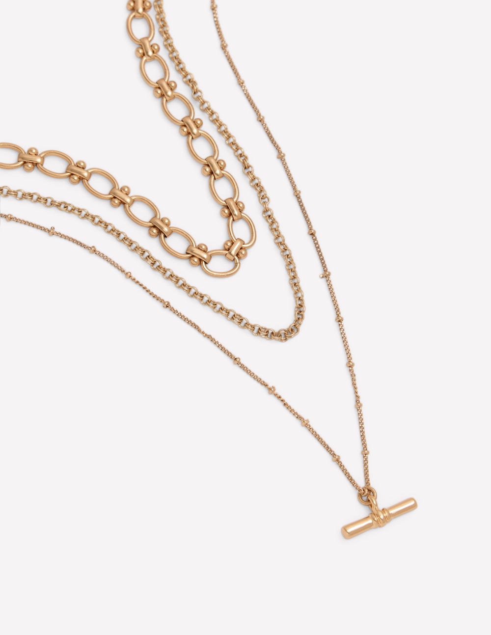 Mehrlagige Halskette-Gold-3