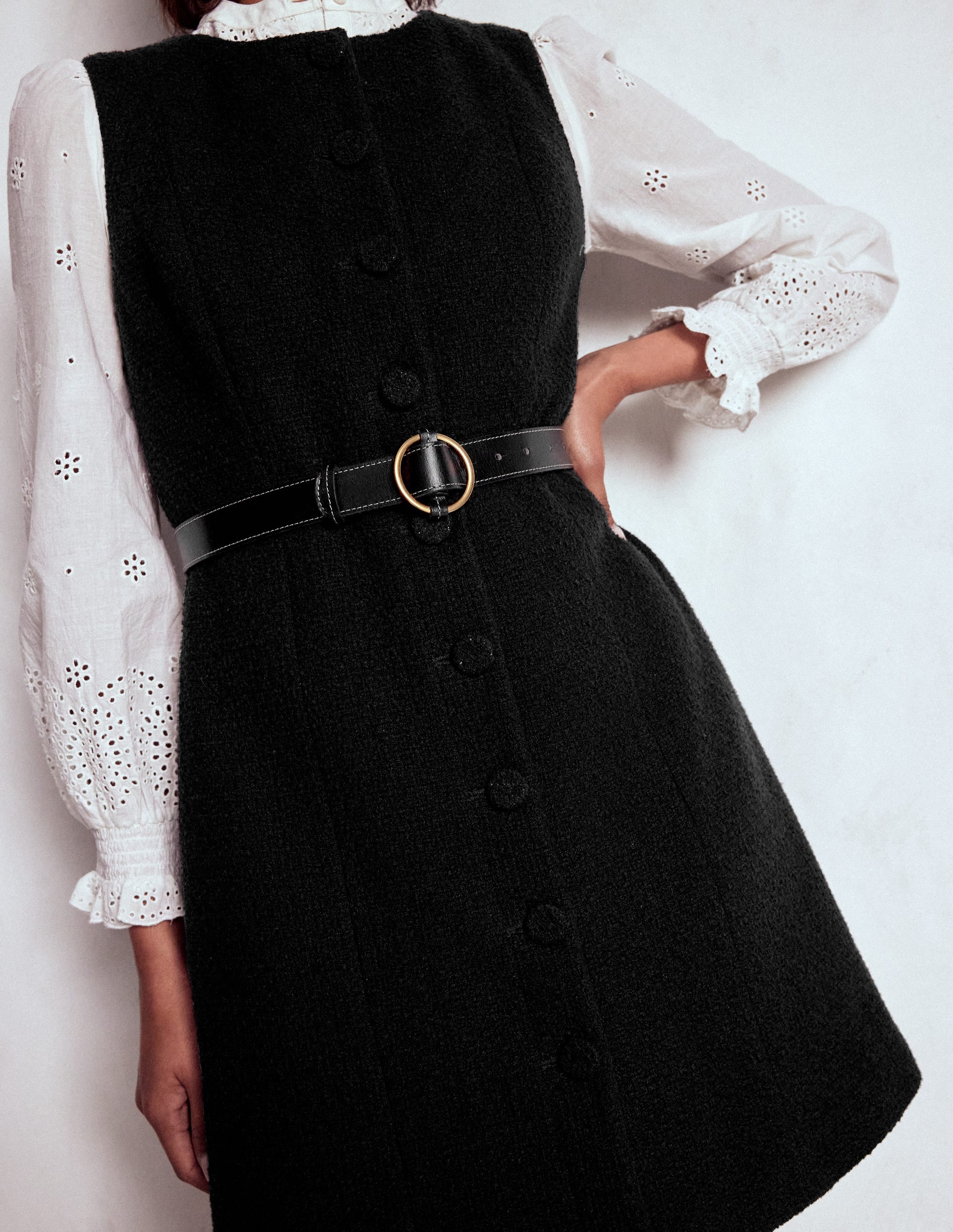 Ceinture classique traditionnelle-Noir - Image 2
