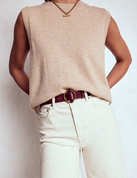 Ceinture classique traditionnelle-Bordeaux profond