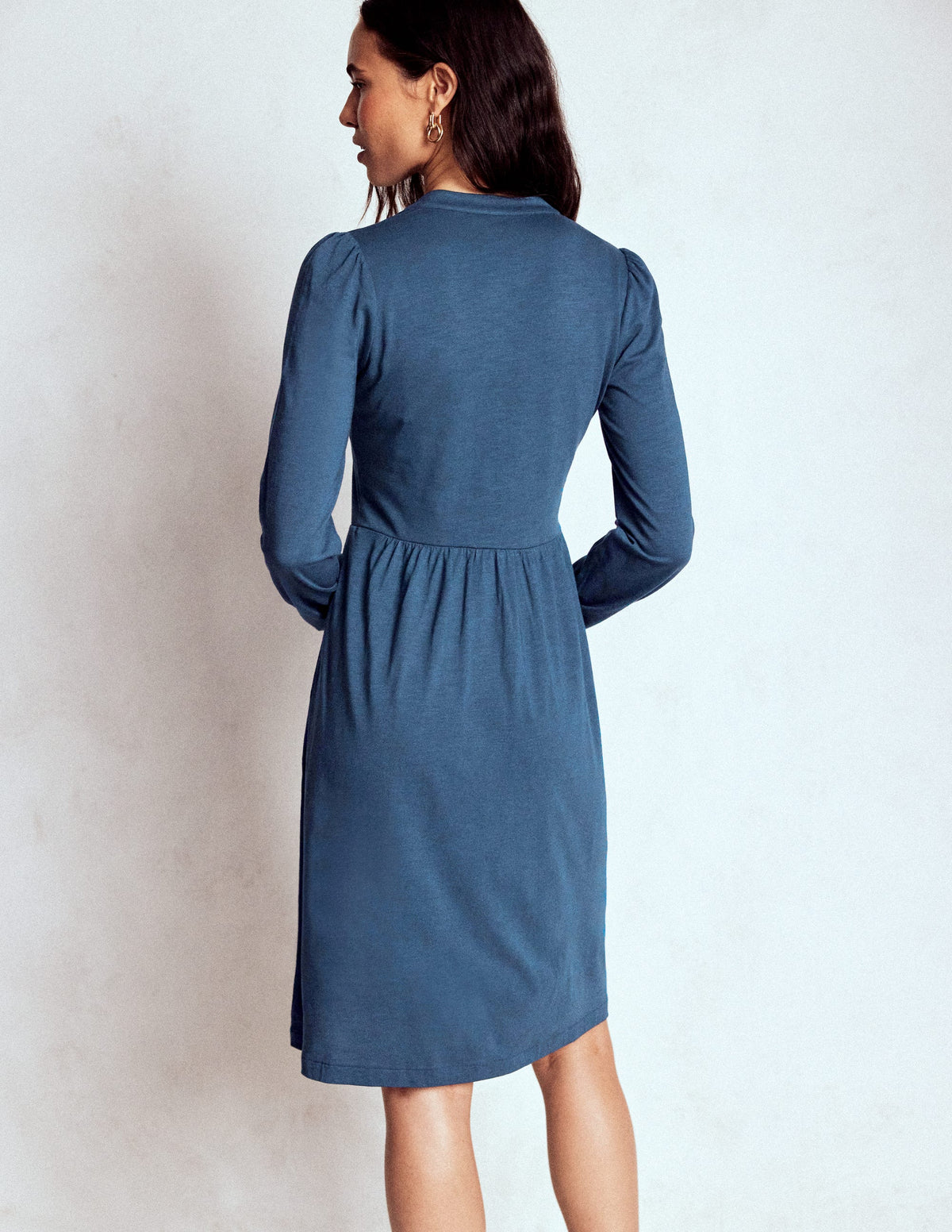 Naomi Lockeres Jerseykleid-Mitternachtsmeer - Image 3