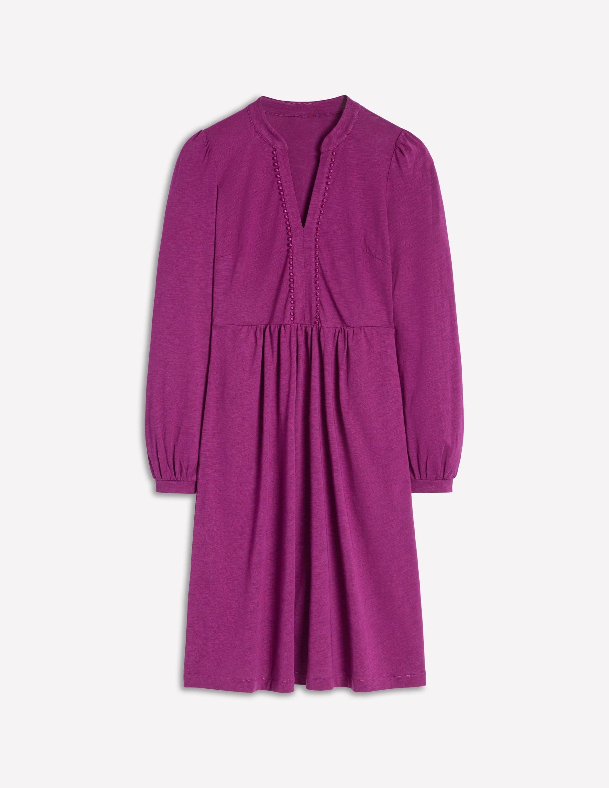 Naomi Relaxed Jersey Dress-Plum Jam-5