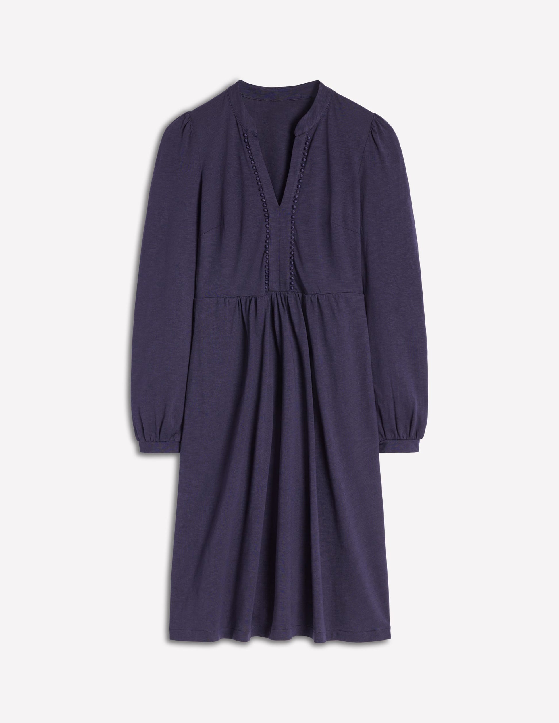 Naomi Relaxed Jersey Dress-Navy-5
