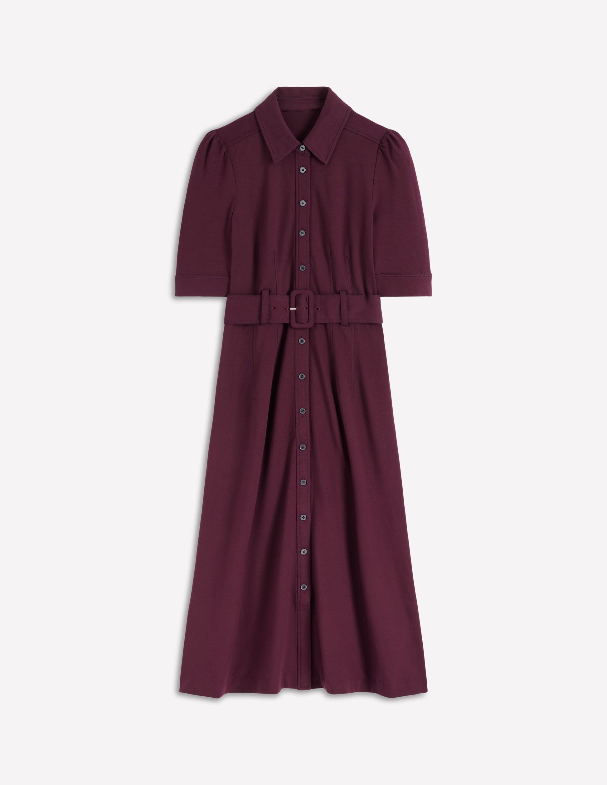 Anita Ponte-Hemdblusenkleid-Dunkle Kirsche-7