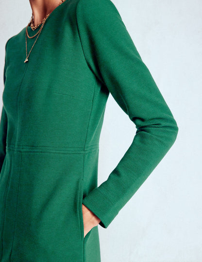 Cornelia Ottoman-Kleid-Dunkles Smaragdgrün-5