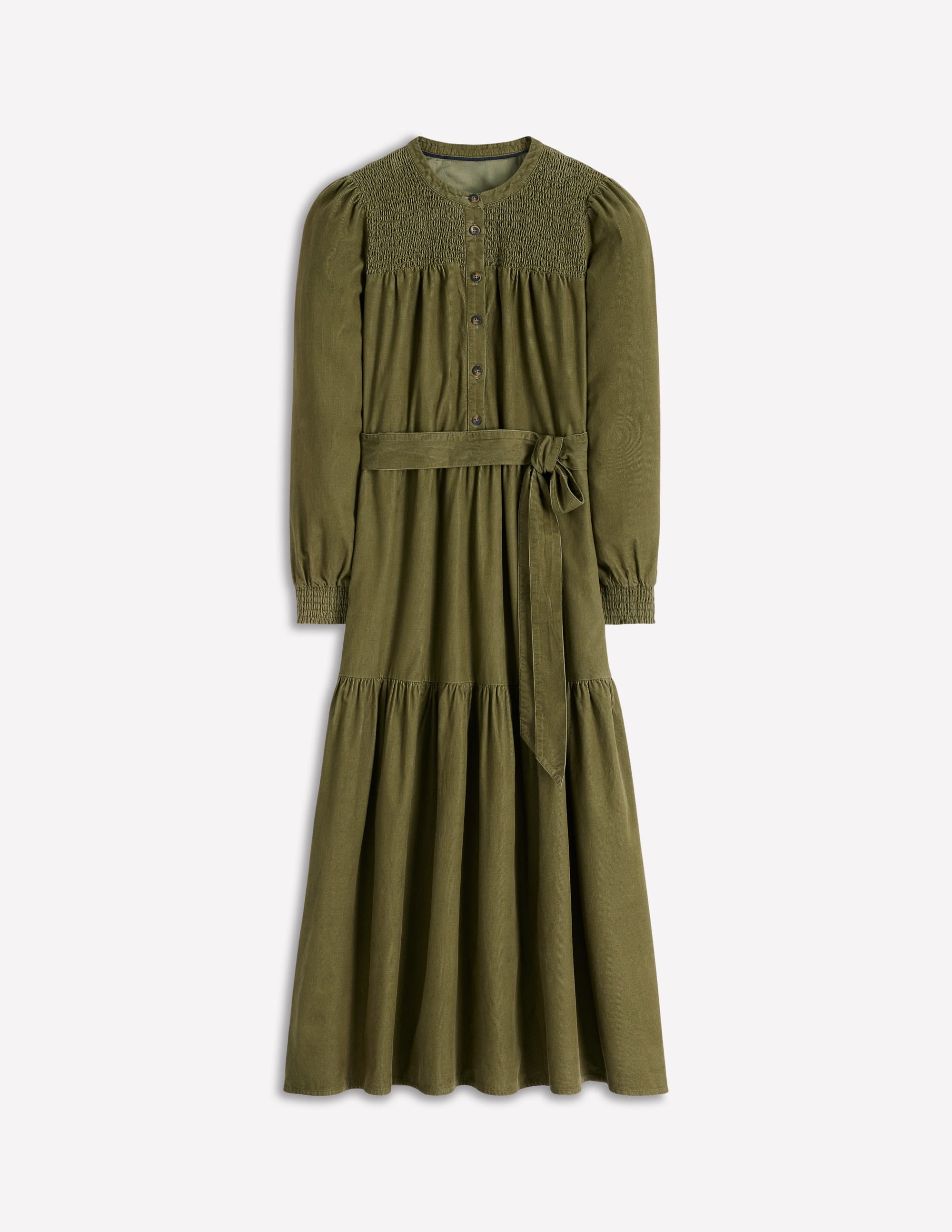 Cecily Midikleid aus Cord-Waldgrün - Image 5