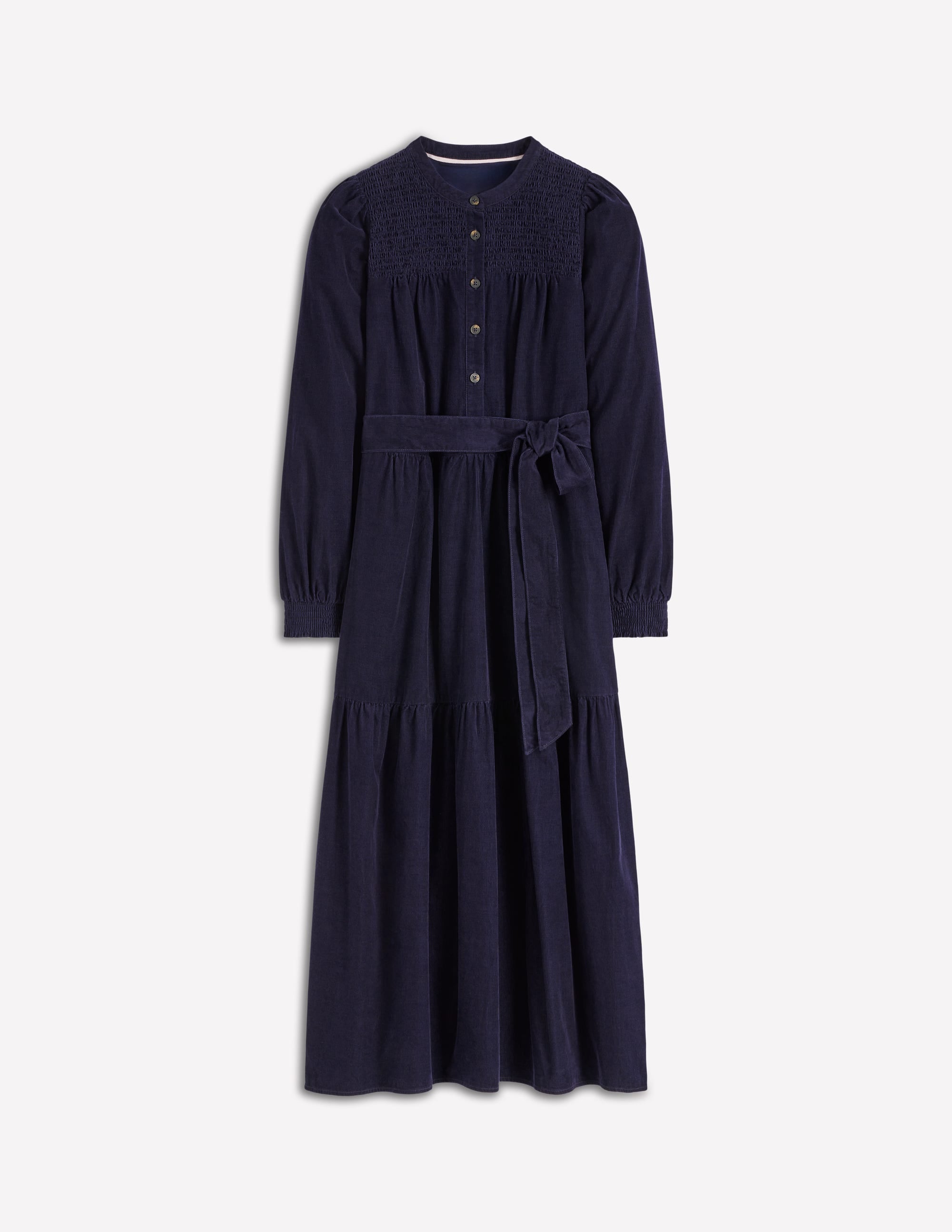 Cecily Midikleid aus Cord-Marineblau - Image 6