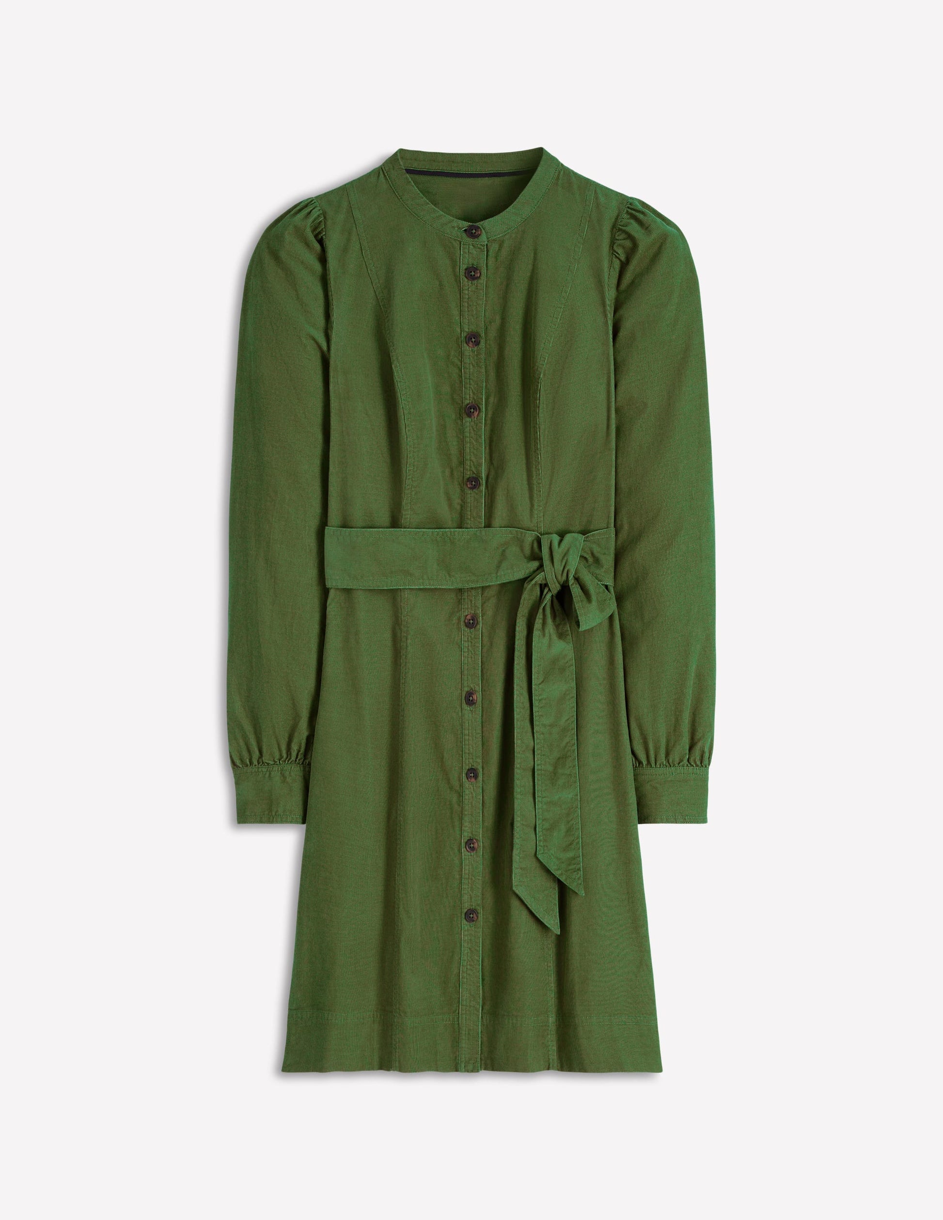 Bre Kurzes Cordkleid-Farn-5