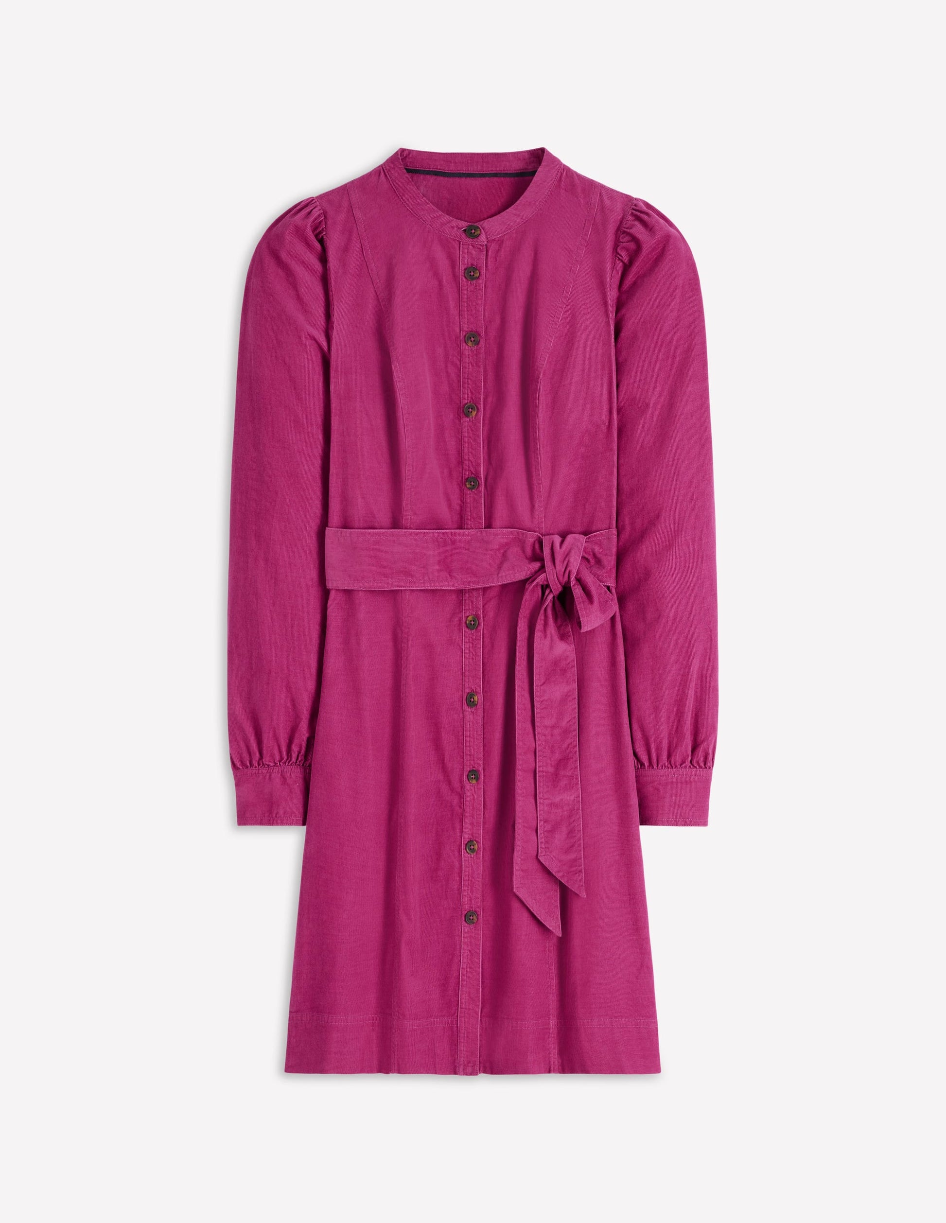 Bre Kurzes Cordkleid-Sattes Magenta-7