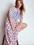 Beatrice Cotton Maxi Dress-Multi, Wildflower Bouquet