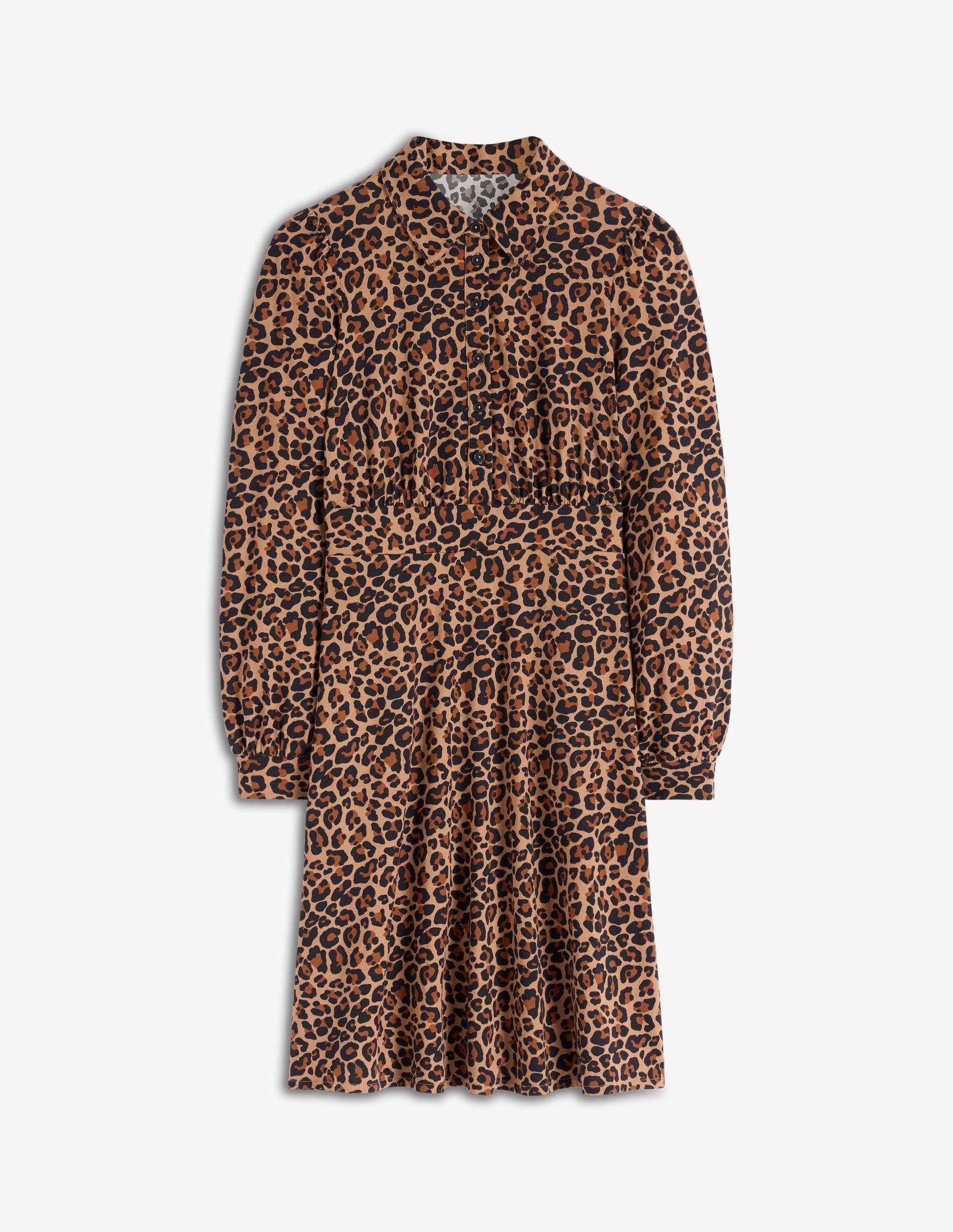 Orla Kurzes Jersey-Hemdblusenkleid-Gepard-Pop - Image 6