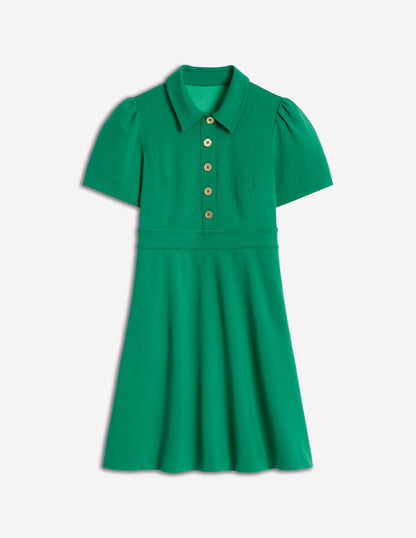 Nicolette Ponte-Hemdblusenkleid-Bär Gras-4