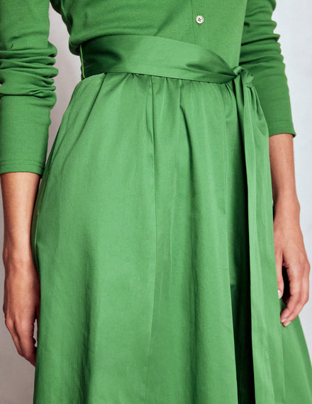 Kleid aus Rippstrick-Mix mit Knopfleiste-Fairway