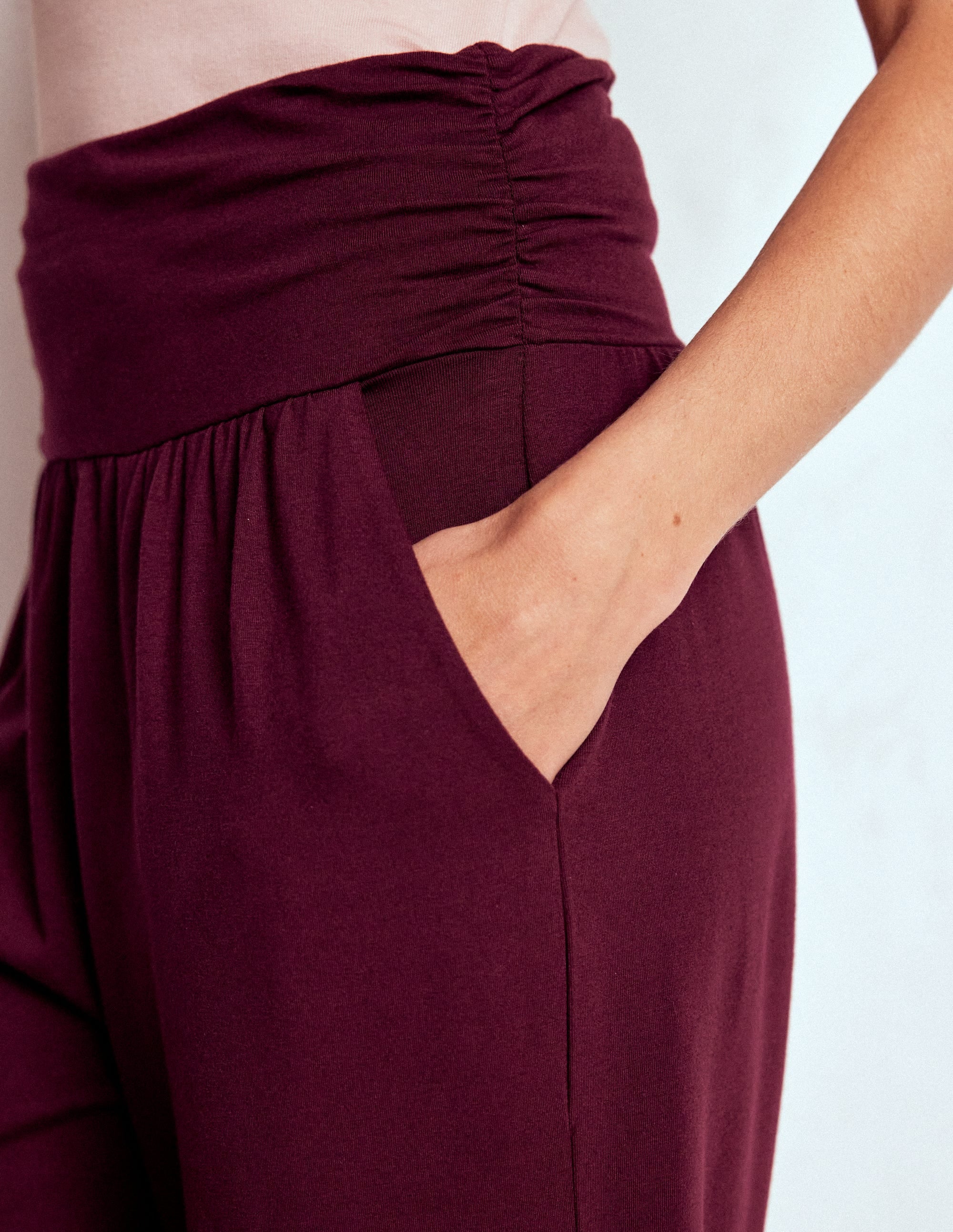 Hareem Jersey-Jogginghose-Dunkelviolett - Image 2