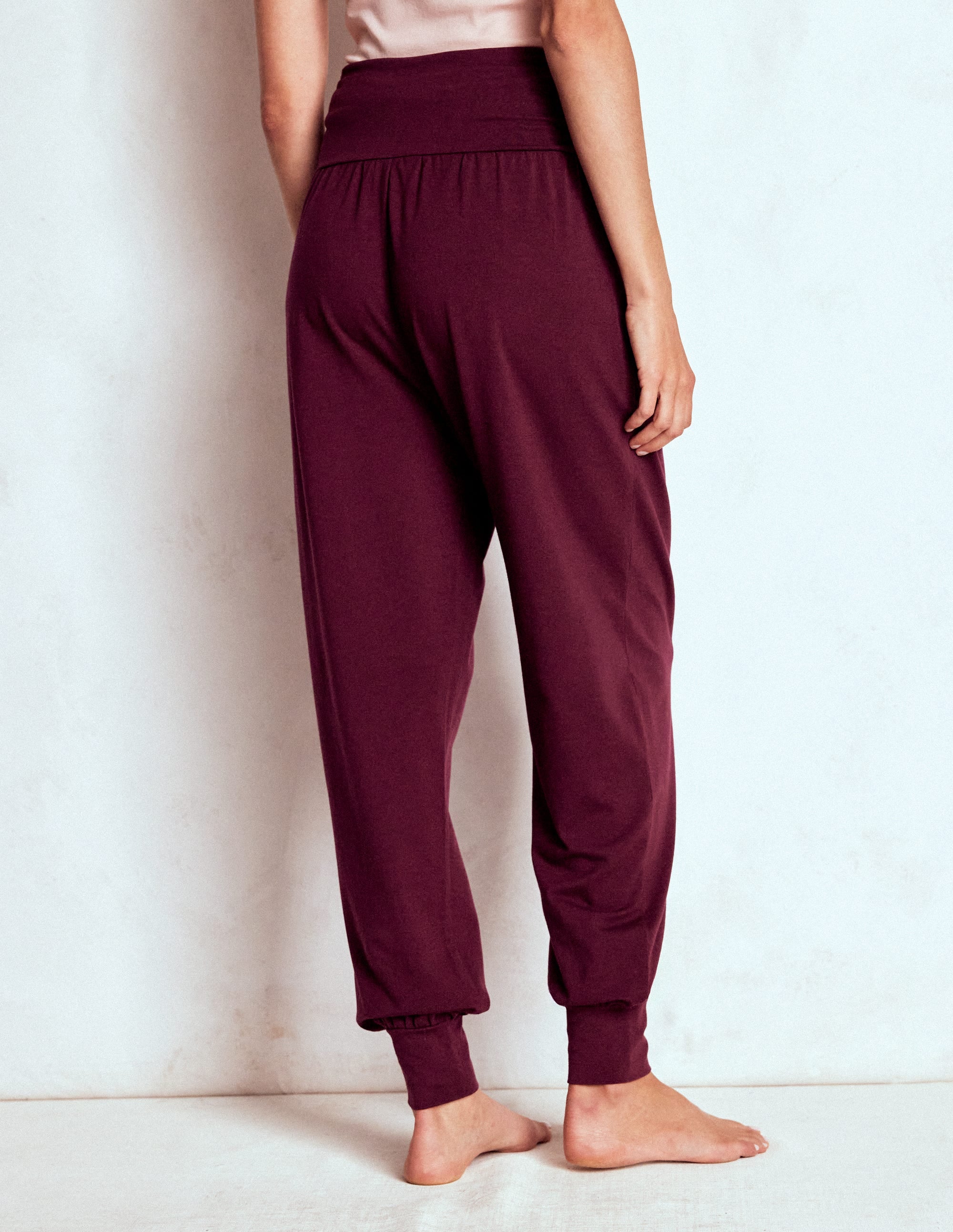 Hareem Jersey-Jogginghose-Dunkelviolett - Image 3